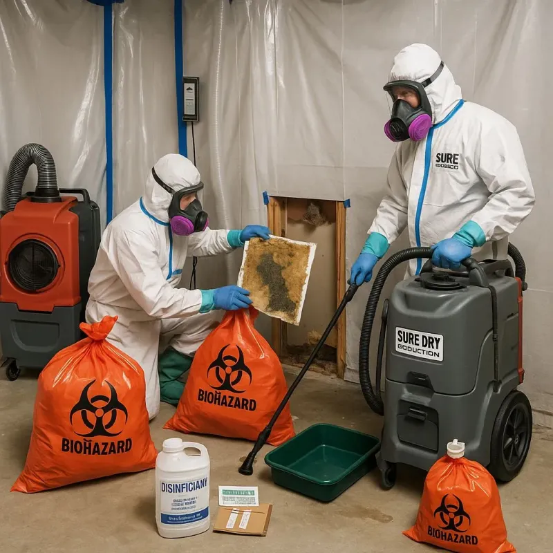 Contaminated Water Handling Protocols process in Boqueron, PR